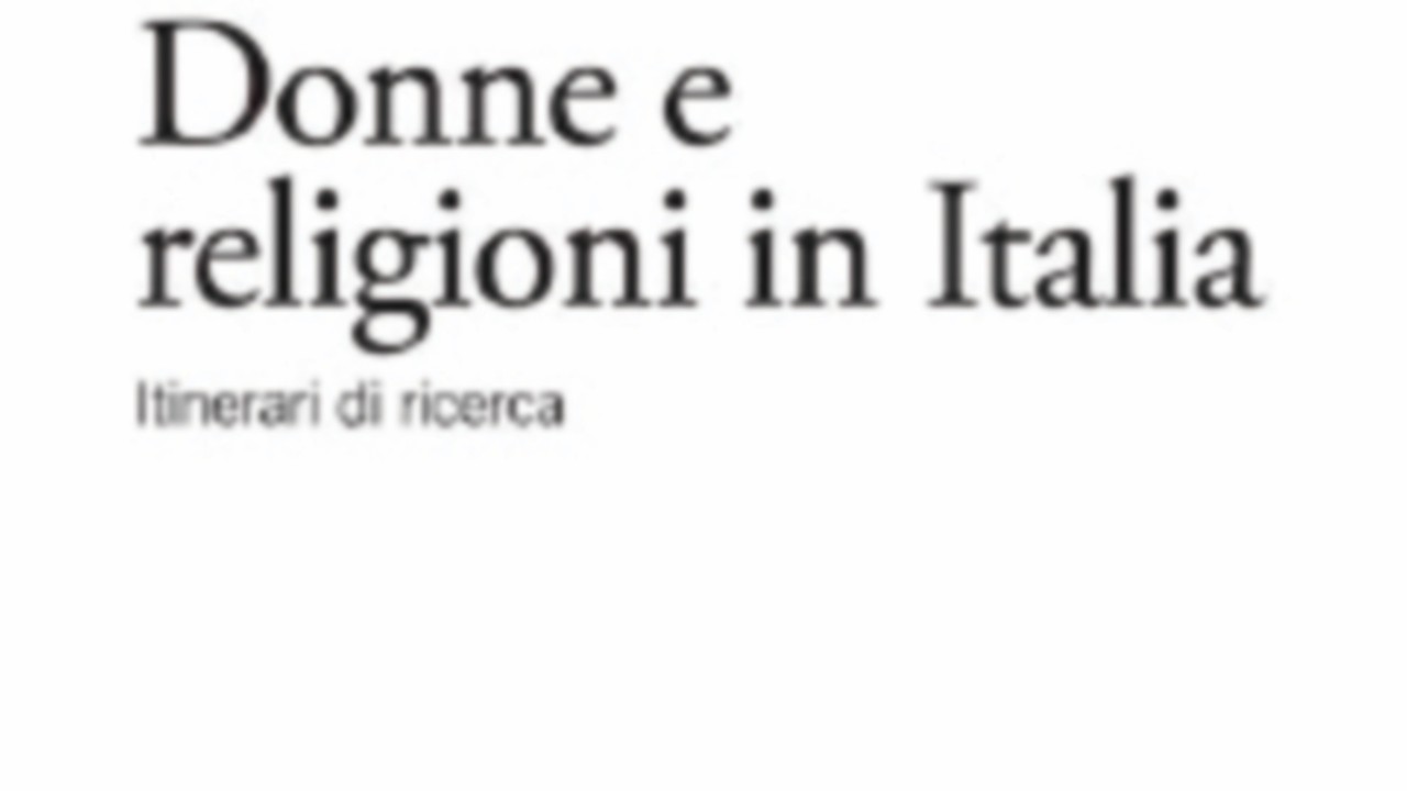  Le religioni in Italia  e il ruolo delle donne  DCM-008