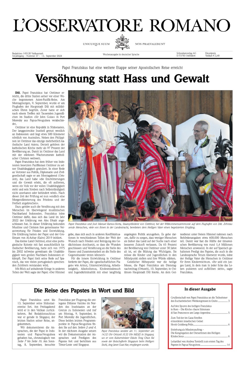 Wochenausgabe